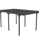 Wiata samochodowa Carport 540 x 285 x 230 cm Garaż samochodowy