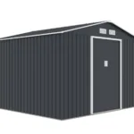 Domek Narzędziowy Ogrodowy Garaż Metalowy 277X255X212CM